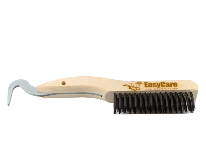 Perry Equestrian Hoof Pick With Brush /& Wave Grip Handle Horse Pony D5